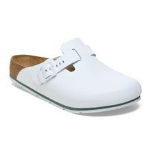 BOSTON PRO CLOG LEATHER WHITE SIZE 45 ASTM SLIP RESISTANT