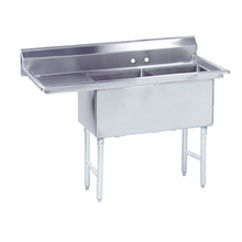 Advance Tabco FS-2-2424-18L Fabricated NSF Sink, 2-compartment, 18