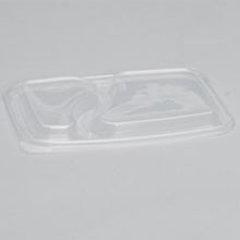 LID F/2 COMPT CONTAINER CLEAR (300)
