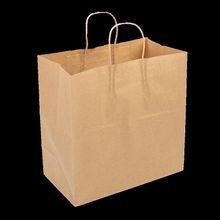 BAG PAPER TWISTED HANDLE KRAFT 8x5x10-1/4