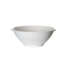 BOWL 40oz VANGUARD NO PFAS RND COMPST SUGARCANE WHT 400/cs