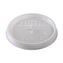 Cambro CL950P190 Disposable Translucent Lid with Straw Slot, Fits Tumbler #950P & 950P2