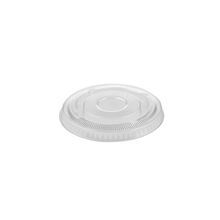 FLAT LID NO HOLE 91mm F/ COLD CUPS PET 1000/cs