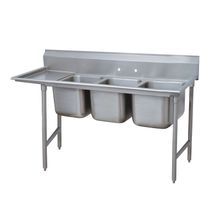 Advance Tabco 9-83-60-18L Regaline Sink, 3-compartment, with left-hand drainboard, 28