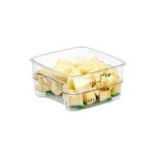 Commercial foodservice essential, camsquare food container 2qt pc freshpro clear/green 6ea/cs, built for busy kitchens, Cambro 2SFSPROCW135