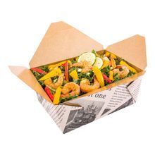 TAKEOUT BIO-PAK #4 8-1/2x6-1/4 REC 98oz PAPER NEWSPRINT 50/cs