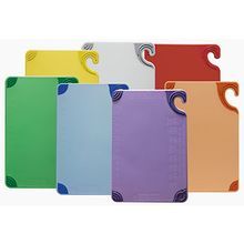San Jamar CBG121812BL Saf-T-Grip Cutting Board, 12