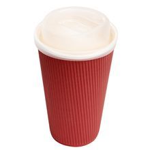 LID W/ PLUG F/ COFFEE CUP 8oz 12 16 20oz PLASTIC CLR 25/cs
