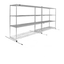 Eagle DDFT-11 Double-Deep Floor Track Kit, Floor-Trak High-Density Storage System, 11 ft. long, (3) aluminum tracks with end stops, includes all