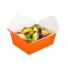 TAKEOUT BIO-PAK #8 6-3/4x5-1/2 45oz PAPER TANGR ORANGE 200/cs