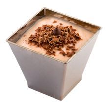 MINI KOVA CUP 2oz SQ W/ FORK POLYSTYRENE SILVER 100/cs