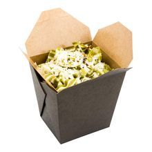 TAKEOUT NOODLE CUP 26oz SQUARE PAPER 4x3-1/2