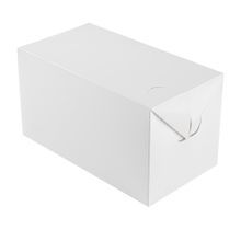 TAKEOUT LUNCH BOX w/ FAST TOP 80oz PAPER WHITE 400/cs