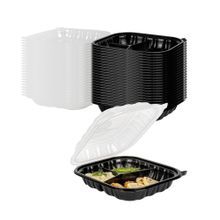 CLAMSHELL 3-COMPT MW 54oz 10-1/4x9x3