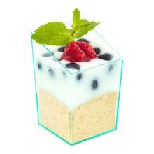 INCLINE CUP 3oz SQ & SPOON 4