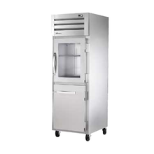 TRUE STG1R-1HG/1HS-HC SPEC SERIES Refrigerator, Reach-in, one-section, stainless steel front, aluminum sides, (1) glass & (1) stainless steel half