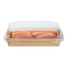 LID F/ 8oz SUSHI CONTAINER PET CLEAR 50/cs