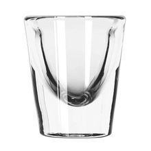 WHISKEY SHOT GLASS 7/8oz PLAIN 2-3/8