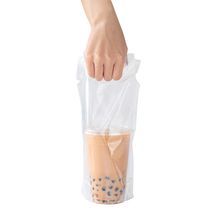 BAG DRINK CARRIER 1-CUP LDPE 6-1/4x3-1/4x11