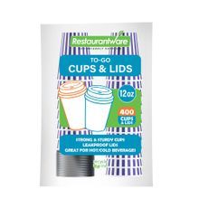 HOT CUP W/ LID 12oz 4-1/4