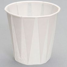 CUP PAPER PLEATED 5oz WHITE 2.6