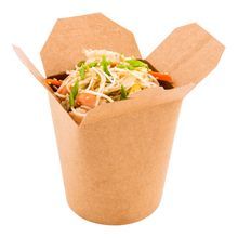 TAKEOUT NOODLE CUP 16oz ROUND PAPER 3-1/4x3