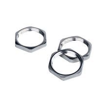 OLFLEX® SKINDICHT® 52103060 SM-M Hexagonal Counter Nut, M50x1.5 Thread, Metric Thread, For Use With: Strain Relief Cable Gland, Brass, Nickel Plated