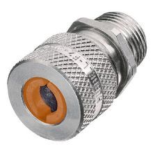 Wiring Device-Kellems SHC1008 Form 1 Standard Duty Straight Cord Connector, 3/8 in NPT Trade, 1 Conductor, Cable Openings: 0.13 to 0.19 in, Machined Aluminum