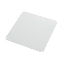 Hoffman CP1212 Enclosure Panel, 10.2 in W x 10.2 in H, Steel, White