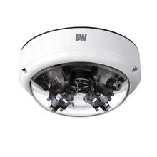 MEGApix® DWC-PVX16W Multi-Sensor Vandal Dome IP Camera, Fixed Lens, 2688 x 1520 pixel Pixels, CVBS 1.0V p-p (75 Ohm)/4:3 Aspect Ratio/H.264/MJPEG Video Outputs, Outdoor Indoor/Outdoor