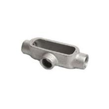 O-Z/Gedney T75-A Type T Conduit Outlet Body, 3/4 in Hub, 85 Form, 7.1 cu-in Capacity, Sand Cast Copper-Free Aluminum, Aluminum Enamel/Epoxy Powder Coated
