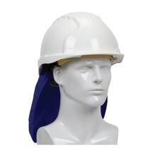 PIP® EZ-Cool® 396-405-BLU Hard Hat Cooling Pad With Neck Shade, Evaporation Cooling, For Use With EZ-Cool® Hard Hat, Hook and Loop Attachment