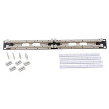 PREMISE WIRING NEXTSPEED® 110RM15NT Rack Mount Kit, 5-Pair Block, 14 AWG Wire, 100 Pair Count, Category: Cat 5e, Black