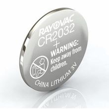 Rayovac® CR2032 Coin Battery, Lithium, 3 VAC