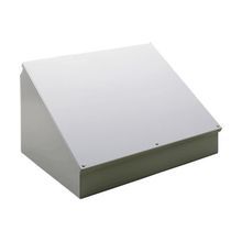 nVent HOFFMAN C12C16SS C5S Consolet Enclosure, 12 in L x 16 in W x 9.09 in D, NEMA 12, 304 Stainless Steel