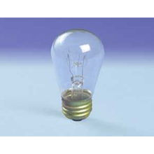 Sylvania 11S14-130V/17450 Incandescent Lamp, 11 W Wattage, Medium Lamp Base, Incandescent Lamp, S14 Shape
