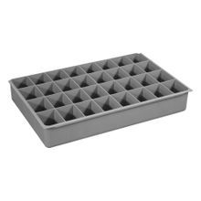 DURHAM MFG® 124-95-32-IND Large, 32 Compartment Insert, Gray