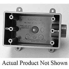 Superstrut® E9801EN Type FDE Device Box, Plastic, 25 cu-in Capacity, 1 Gang, 115.3 mm L x 71.1 mm W x 75.9 mm D