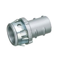 Arlington GF50ST Snap-Tite® Non-Insulated Throat SNAP-TITE® Screw-In Connector, 1 in Trade, For Use With Flexible Metallic Conduit, Die Cast Zinc