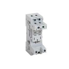 Allen-Bradley 700-HN262 Relay Socket, 110 VDC, 12 A, For Use With DPDT 700-HF Miniature Square Base Ice Cube Relays, 8 Pins, 2 Poles