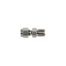 Brennan NS2404-06-02-SS Straight Connector, 3/8 x 1/8 in Nominal, Instrumentation x MNPT End Style, Stainless Steel