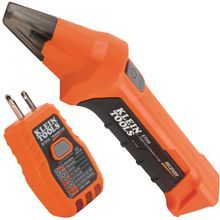 Klein® ET310 Digital Circuit Breaker Finder with GFCI Outlet Tester, Operates on 90-120V AC Circuits, Includes: Transmitter, Receiver, User Manual, and 9V battery (for Receiver), CAT II 120V Safety Rating