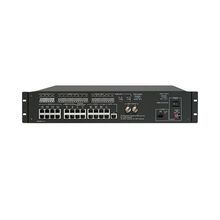 AIPHONE® IS-CCU Central Control Unit, For Use With IS Series Commercial and Security Video Intercom System, 0.65 A Maximum, 2 Talk, 2 Video, 1 Chime Channels, 19 in EIA Rack (2U), Wall Mount, Cat 5e/Cat 6 Wire, Steel Plate, Black