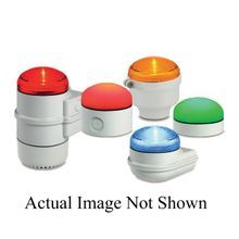 Federal Signal StreamLine® SLM300A Modular Multi-Functional Beacon Warning Light, 12 to 24 VAC/VDC, LED Lamp, 3-29/32 in Dia, Deep/Dual/Pipe/Shallow/Twin Mounting, Amber, Specifications Met: CE Certified, UL Listed, cUL Listed