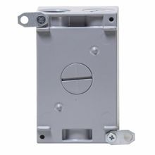 BELL® 5330-0 Deep Weatherproof Box, Die Cast Aluminum, 18.3 cu-in Capacity, 1 Gang, 4 Outlets, 4.559 in H x 2.81 in W x 2 in D Dimensions