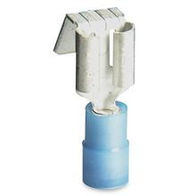 Sta-Kon® RB14-250FP Insulated Piggy Back Disconnect, 16 to 14 AWG, Brass/Copper, Blue