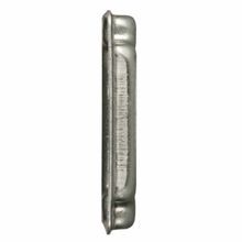 RACO® 907C Crushed Corner Covers Exposed Work Drawn Raised Square Box Cover, 0.563 in L x 4-1/8 in W x 1/2 in D, (2) Duplex Receptacle Cover, Steel
