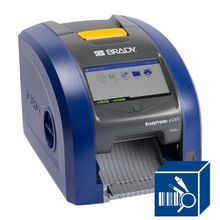 Brady® 151294 BradyPrinter i5300 600 dpi with Wi-Fi and Product & Wire ID Software, Color LCD Touch Screen, Auto Cutter, Color: Blue, Gray