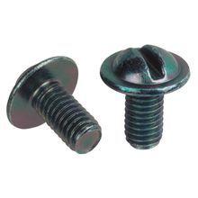 Steel City® 11-104 Grounding Screw, #10-32 Screw, Hexagon/Phillips®/Slotted Head, Steel, Green