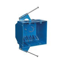Carlon® B232A Outlet Box, PVC, 32 cu-in Capacity, 2 Gangs, 3-3/4 in L x 4 in W x 3 in H Dimensions